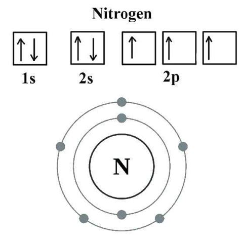 electron configuration of nitrogen|nitrogen electron configuration long form.